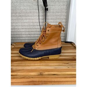 L.L. Bean Boots Women's 9M Rubber Leather Duck Boots Gorpcore Outdoor